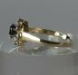 Preview: Saphir- Diamantring aus 585er Gold, Größe 57, Gewicht: 3,9g