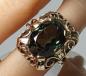 Preview: Antikschmuck Ring mit grünem Spinell aus 333er Gold, Größe 53, Gewicht: 6,4g
