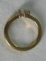 Preview: Ring aus 925er Sterlingsilber vergoldet mit Schmuckstein, Größe 56 Gewicht: ca. 4,5 Gramm