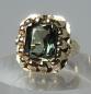 Preview: Antikschmuck: Ring aus 333er Gelbgold mit Spinell Edelstein, Größe 53, Gewicht: 5,0g