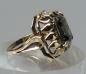 Preview: Antikschmuck: Ring aus 333er Gelbgold mit Spinell Edelstein, Größe 53, Gewicht: 5,0g