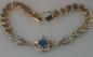 Preview: Saphir- Diamantarmband aus 585er Rotgold und Weißgold, Länge: 18,7 cm, Gewicht: 17g