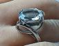 Preview: Wunderschöner Aquamarin Edelsteinring mit 5.2 ct. 585er Weißgold, Größe 55, Gewicht: 8,9g