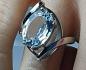 Preview: Wunderschöner Aquamarin Edelsteinring mit 5.2 ct. 585er Weißgold, Größe 55, Gewicht: 8,9g