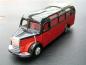 Preview: NZG Mercedes Benz O-3500 Reisebus, rot/schwarz, Nr. 218, 1:40