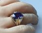 Preview: Amethyst Ring aus 333er Gold, Größe 54, Gewicht: 5,3g
