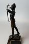 Preview: Bronzeskulptur "Bogenschütze" von Victor Bugler
