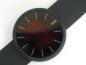 Preview: TimeTech Unisexuhr mit Silikonarmband, schwarze Umrandung