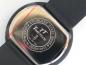 Preview: TimeTech Unisexuhr mit Silikonarmband, schwarze Umrandung