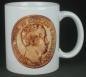 Preview: "Friedrich Wilhelm III" Kaffeebecher delgrey, 11 fl oz. Keramik weiß