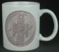 Preview: "Germanisches Museum" Kaffeebecher delgrey, 11 fl oz. Keramik weiß