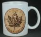 Preview: "Maple Leaf" Kaffeebecher delgrey, 11 fl oz. Keramik weiß