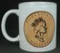 Preview: "Maple Leaf" Kaffeebecher delgrey, 11 fl oz. Keramik weiß