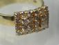 Preview: Eleganter Diamantring mit 0.84 ct. aus 585er Gelbgold, Größe 59, Gewicht: 6,1g
