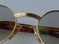 Preview: Cartier Sonnenbrille oval mit Weitsichtgläsern, vergoldet, mit Cartier Brillenetui