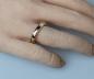 Preview: Bandring mit Diamanten aus 750er Gold, Größe: 58, Gewicht: 5,1g