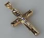 Preview: Anhänger "Jesus am Kreuz" aus 585er Gelbgold, Gewicht: 1,5g