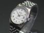Preview: Rolex Datejust 36, White Roman Dial Weißgoldlünette Jubilee Armband, Ref. 16234