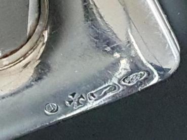 Vintage Zigarrenabschneider "Guillotine" aus 925er Sterlingsilber, Donatus Solingen, Gewicht: 60g