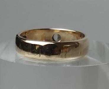 Preview: Ring aus 333er Gold mit Schmuckstein, Größe 58, Gewicht: 5,7g