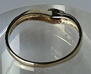 Preview: Rubin- Diamantring aus 585er Gold, Größe 60, Gewicht: 2,3g