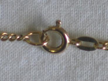 Panzerhalskette aus 333er Gelbgold, Länge 73,2 cm, Gewicht: 7,9g