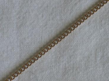 Panzerhalskette aus 333er Gelbgold, Länge 73,2 cm, Gewicht: 7,9g