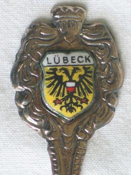 Sammellöffel "Lübeck", 100er versilbert, Länge: 12,0 cm, Gewicht: 13,1g