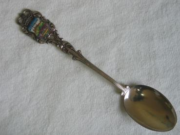Preview: Sammellöffel "Würzburg", versilbert 90er Auflage, Länge: 11,0 cm, Gewicht: 9,1g