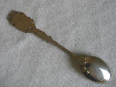 Preview: Sammellöffel "Würzburg", versilbert 90er Auflage, Länge: 11,0 cm, Gewicht: 9,1g