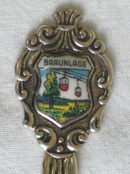 Sammellöffel "Braunlage", versilbert 90er Auflage, Länge: 11,5 cm, Gewicht: 13,1g