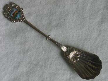 Preview: Sammellöffel "Insel Mainau", Silber 800er, Länge: 12,0 cm, Gewicht: 12,8g