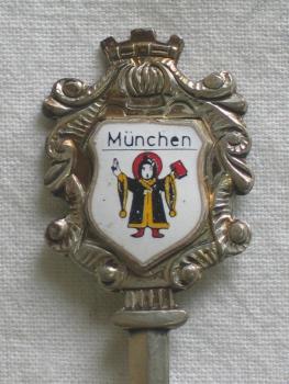 Sammellöffel "München", Silber 800er, Länge: 11,0 cm, Gewicht: 11,0g