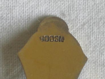 Sammellöffel "Wiesbaden", Silber 800er matt vergoldet, Länge: 10,0 cm, Gewicht: 9,6g