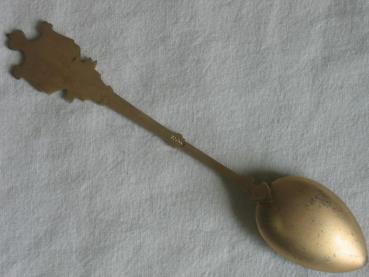 Sammellöffel "Bernkastel", Silber 800er, matt vergoldet, Länge: 13 cm, Gewicht: 13g