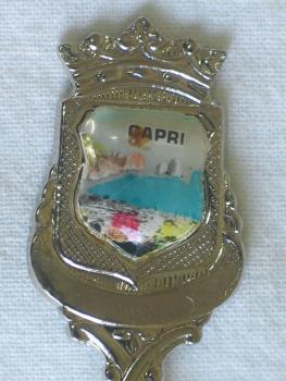 Sammellöffel "Capri", versilbert, Länge: 11,5 cm, Gewicht: 11,8g