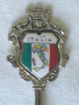 Sammellöffel "Italia", versilbert, Länge: 10,5 cm, Gewicht: 11,8g