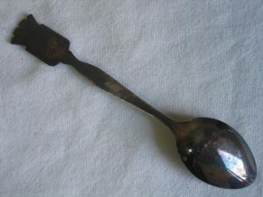Sammellöffel "Wilhelmshaven", versilbert, Länge: 10,7 cm, Gewicht: 10,6g