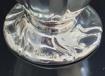 Antiksilber: Kleine Vase aus 925er Sterlingsilber, Gewicht: 79,3g