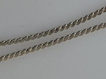 Kette Wellenmuster, 925er Sterlingsilber, Länge 50 cm, Gewicht 2,2g