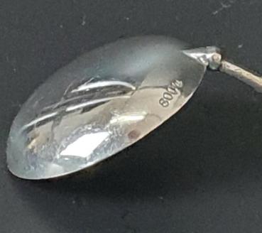Preview: Vintage: Hildesheimer Rose Löffel für Konfitüre o.ä. aus 800er Silber, Gewicht: 17,3g
