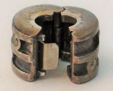 Pandora Clip Stopper "Abstract" mit Zirkonia, #790291CZ, 925er Sterlingsilber