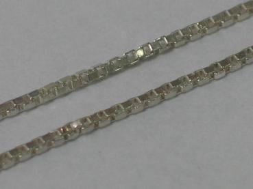 Feine Venezianerkette aus 835er Silber, Länge: 40,5 cm, Gewicht: 2,0g