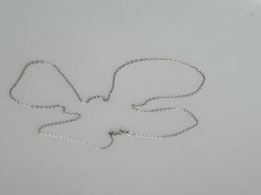 Feine Ankerkette aus 925er Sterlingsilber, Länge 46,5 cm Gewicht: 1,3g