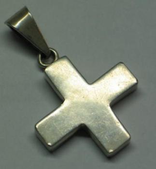 Anhänger "Kreuz" aus Mexiko, 925er Sterlingsilber, Gewicht: 9,6g