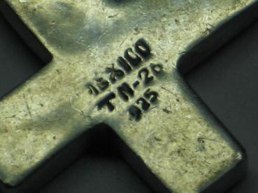 Preview: Anhänger "Kreuz" aus Mexiko, 925er Sterlingsilber, Gewicht: 9,6g