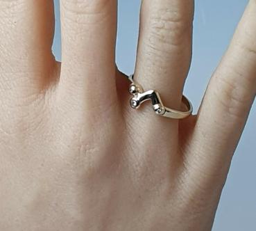 Preview: Diamantring 0.05 ct., 585er Gold, Größe: 55, Gewicht: 1,9g