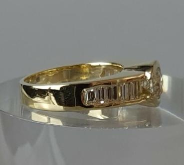 Herrlicher Diamantring mit 1.65 ct. 750er Gold, Größe 53, Gewicht: 7,6g