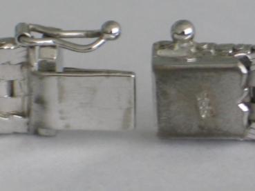 Silberarmband aus 835er Silber, Länge 19,0 cm, Gewicht: 20,0g