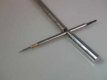 Preview: Vintage "Mas" Druckbleistift mit Ersatzminen, 925er Sterlingsilber, Länge 14,5 cm, Gewicht: 51g
